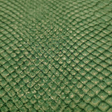 58834 Embossed golden green faux python scale snake skin textured modern wallpaper 3D