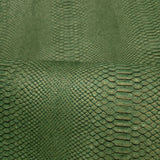 58834 Embossed golden green faux python scale snake skin textured modern wallpaper 3D