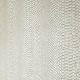 58840 Embossed grayish off white cream faux python scale snake skin textured wallpaper