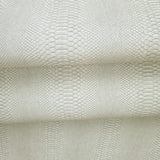 58840 Embossed grayish off white cream faux python scale snake skin textured wallpaper