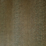 58844 Mustard bronze olive brown faux python scale snake skin texture modern wallpaper
