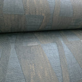 58854 Embossed triangles geometric dark teal blue gray textured geo modern wallpaper
