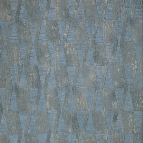 58854 Embossed triangles geometric dark teal blue gray textured geo modern wallpaper
