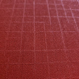 58864 Modern Maroon Red Faux fabric lines textured plain contemporary vinyl wallpaper
