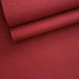 58864 Modern Maroon Red Faux fabric lines textured plain contemporary vinyl wallpaper
