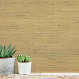 63-54764 Shan Light Green Grasscloth Wallpaper 