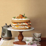 63-54787 Qing Yuan Beige Grasscloth Wallpaper