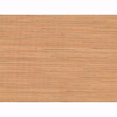 63-65424 Li Na Light Brown Grasscloth Wallpaper