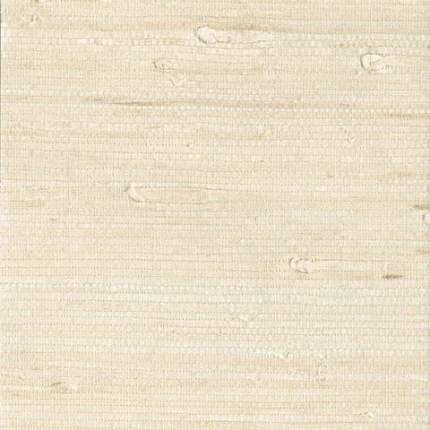 63-65651 Ling Cream Grasscloth Wallpaper
