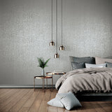 64280 Zeus Silver Grey Wallpaper