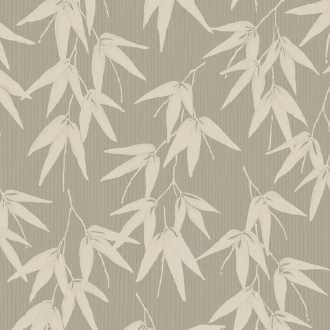 6467 Bamboo Garden Sage Wallpaper