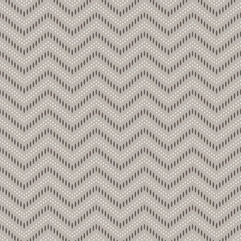 6484 Chevron Dots Silver Wallpaper