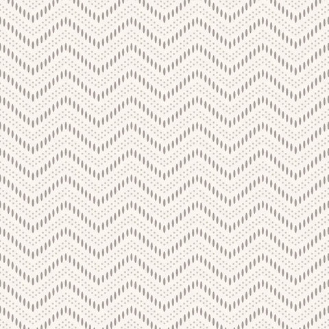6485 Chevron Dots Pearl Wallpaper