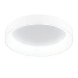 7103C24-1-104 Arenal LED Drum Shade Flush Mount With White Finish