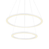 7112P24-103 Chalice LED Chandelier With White Finish