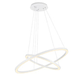 7112P24-103 Chalice LED Chandelier With White Finish