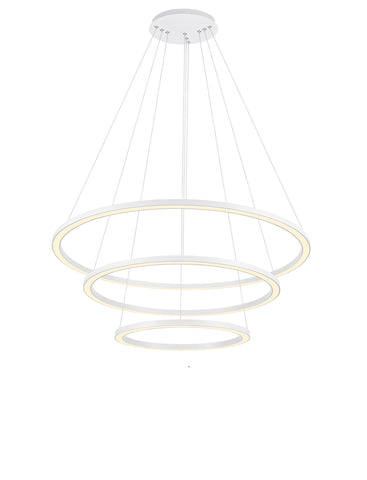 7112P31-103 Chalice LED Chandelier With White Finish