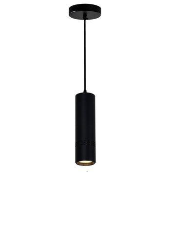 7117P3-1-101-B Stowe LED Down Mini Pendant With Black & Wood Finish