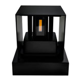 7148W4-101-S Lilliana LED Wall Sconce With Black Finish