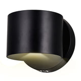 7148W5-101-R Lilliana LED Wall Sconce With Black Finish