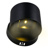 7148W5-101-R Lilliana LED Wall Sconce With Black Finish