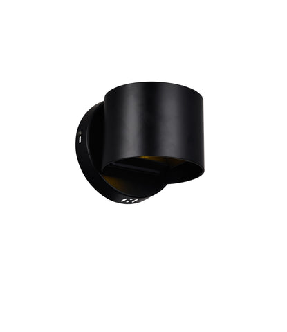 7148W5-101-R Lilliana LED Wall Sconce With Black Finish