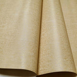 7330 Beige gold metallic foil faux textile distressed fabric light textured wallpaper