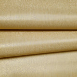 7330 Beige gold metallic foil faux textile distressed fabric light textured wallpaper