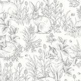 7478 Forest Friends Ivory Wallpaper