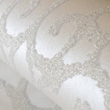 81212 Pluto Pearl White Wallpaper