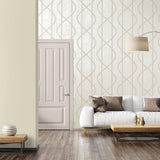 81219 Saturn Oat Beige Wallpaper