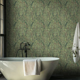 81424 Fleur Green Wallpaper
