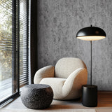 81425 Fleur Silver Wallpaper 