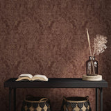81429 Fleur Brown Wallpaper