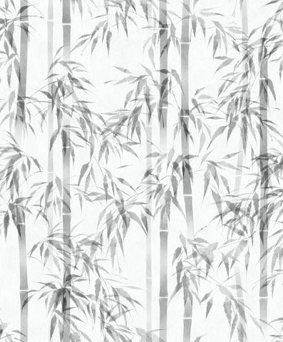 81673 Novamur Mona Floral Grey White Wallpaper