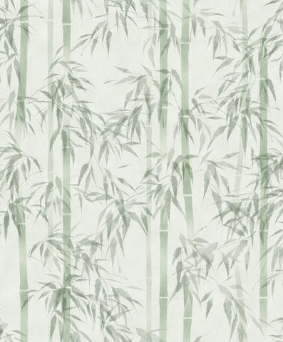 81674 Novamur Mona Floral Green Wallpaper 