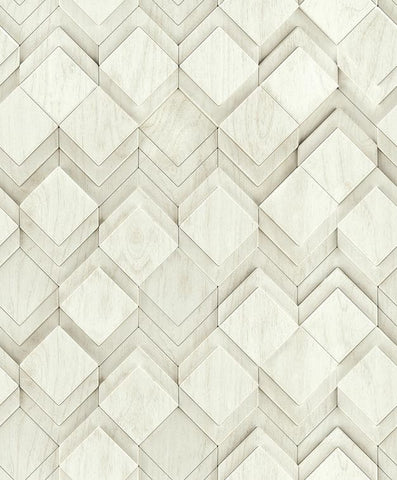 81679 Novamur Mona 3D optics Grey White Wallpaper