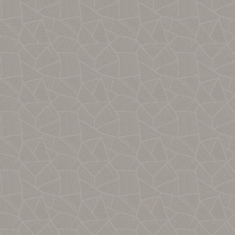 8208 34W9321 Contemporary Geometric Metallic Wallpaper