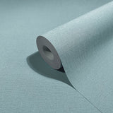 82353 Fabric Effect Light Turquoise Wallpaper Galerie Wallcoverings