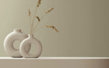 82432 Oriana Textile Look Brown Wallpaper 