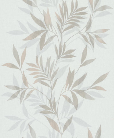 82459 Novamur Mona Floral Beige White Wallpaper 