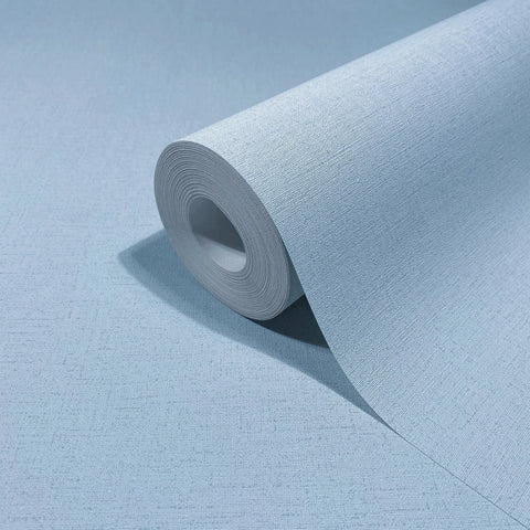 82489 Light Baby blue faux fabric textured wallcoverings contemporary plain wallpaper