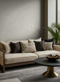 82500 Naomi Plain Plaster Look Gray Wallpaper 