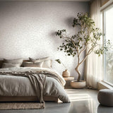 82501 Naomi Floral White Wallpaper 