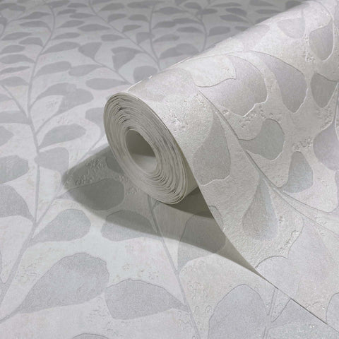 82501 Naomi Floral White Wallpaper 