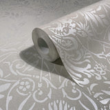 82512 Oriana Floral Beige Grey Wallpaper