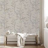 8252 52W9571 Foliage Texture Wallpaper