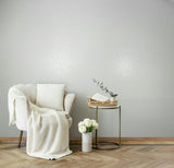 82534 Naomi Plain Modern Gray White Wallpaper 