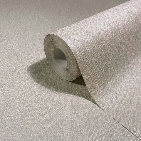 82536 Naomi Plain Beige Gray Wallpaper 