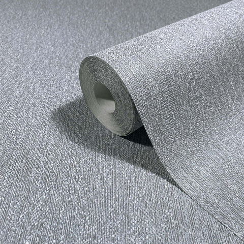 82537 Naomi Plain Modern Gray Wallpaper